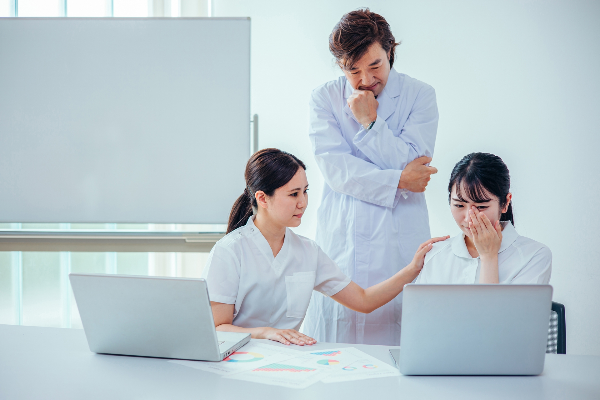 精神的負担がある医療従事者